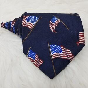 Americana Collection Mens Patriotic Flag Tie